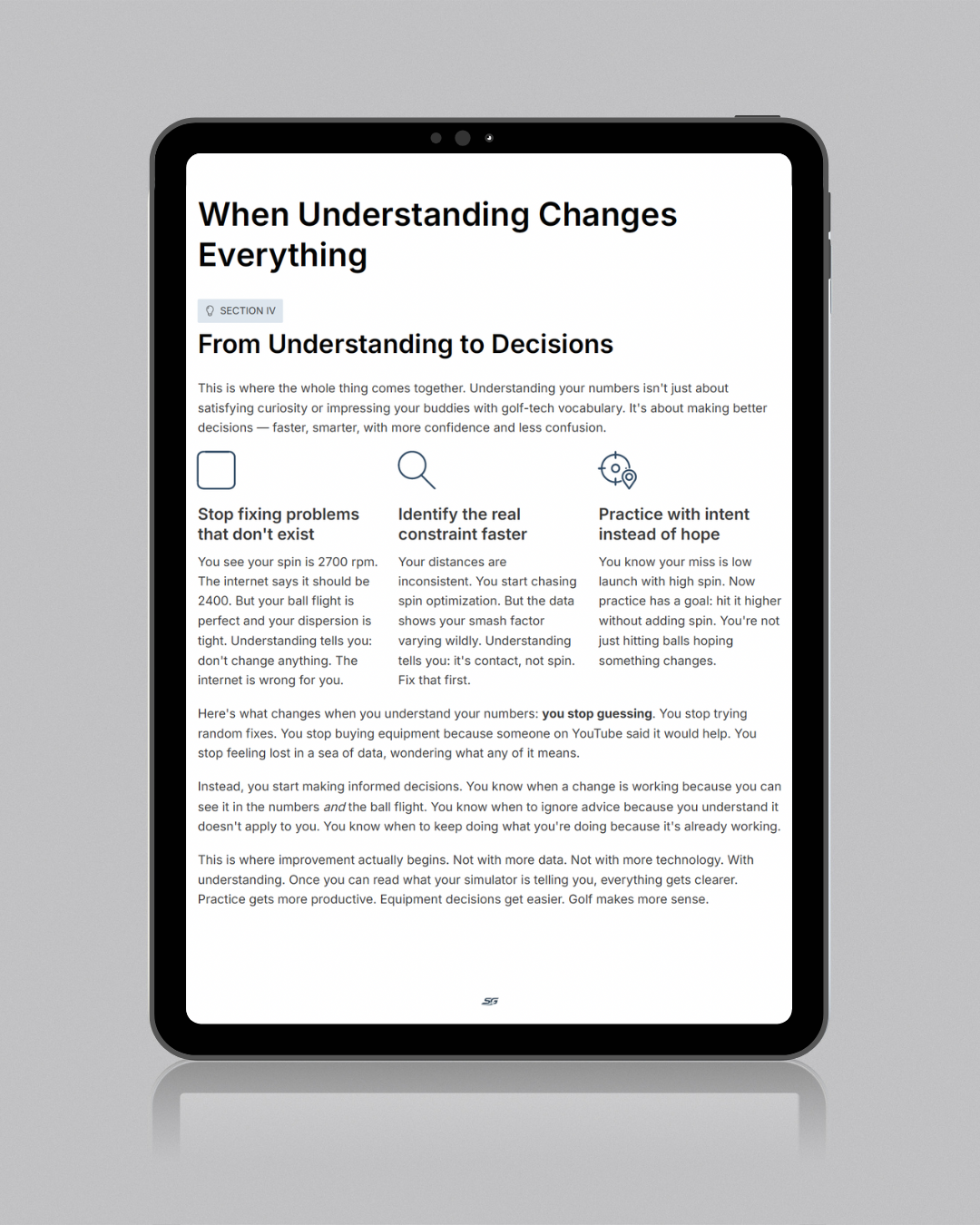 SimGuy: Golf Numbers Explained