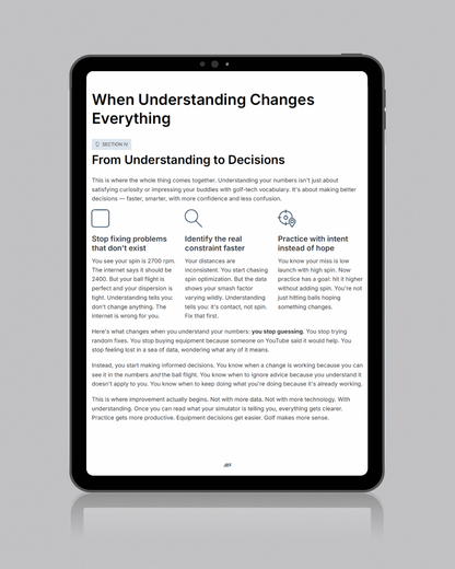 SimGuy: Golf Numbers Explained