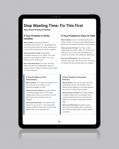 SimGuy: What to Fix First